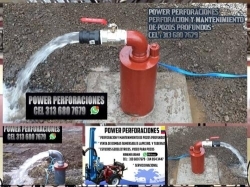 perforación y mantenimiento de pozos agua Power Perforaciones