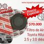 Precio especiales en Filtros Toyota