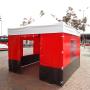 kiosko plegable
