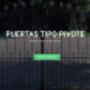 Puerta Electrica Pivotante