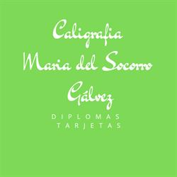 Caligrafía María del Socorro Gálvez