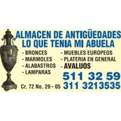 Almacén de antigüedades lo que tenia mi abuela