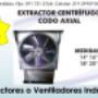 Extractor centrifugo codo axial