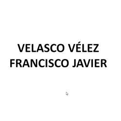 Velasco Vélez Francisco Javier