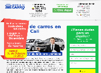 Sitio web de Alquiler de carros en Cali