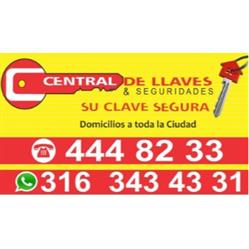 LLAVES CENTRAL DE LLAVES Y SEGURIDADES A DOMICILIO
