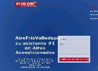 Sitio web de AireFrioValledupar