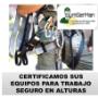 Certificación equipos para trabajo en altura