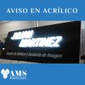 AVISOS EN ACRÍLICO 3D