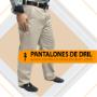 Pantalones de dril para dotación