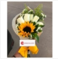 Bouquet arco con girasol