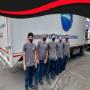 Auxiliares logísticos con acompañamiento en ruta.