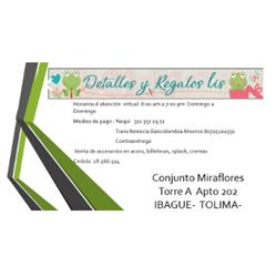 DETALLES Y REGALOS LIS