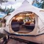 Como puedes ver desde su parte externa un Glamping es una buena opción para descanso de un fin de semana.