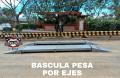 BASCULA PESA POR EJES - SERVICIO ALQUILER