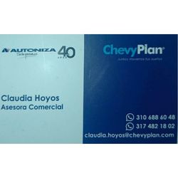 Venta de Carros Chevyplan  Claudia Hoyos