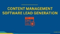 Content Management Software Lead Generation Services