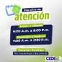 Horarios de atencion