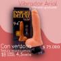 vibrador realista con testículos y ventosa