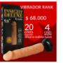 vibrador realista de silicona ultrasuave con base de fijación y ventosa
