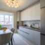 cocina integral moderna color gris