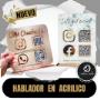 Habladores en Acrilico