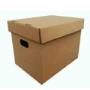 Cajas de cartón corrugado.