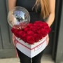 Arreglo floral en Corazón