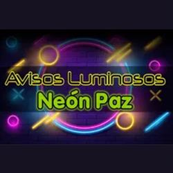 Avisos luminosos Neón Paz