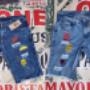 Bermudas y jeans estampados