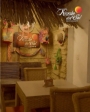 Rincón con decoración de ranchería Wayuú en La Guajira en Rancho del Sol