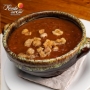 Cazuela de frijol con chicharrones en el restaurante Rancho del Sol en Riohacha