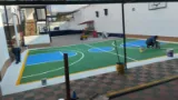 Demarcación de una cancha deportiva
