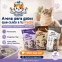 Arena para gatos que cuida a tu michi